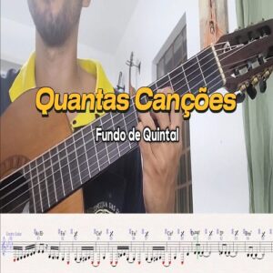 Quantas Canções (Fundo de Quintal) - Violão 7 cordas