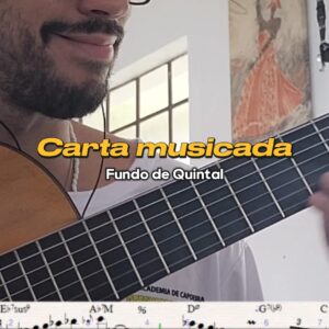 Carta musicada (Fundo de Quintal) - Violão 7 cordas