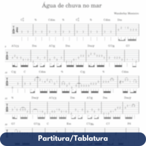 Água de chuva no mar - Violão 7 cordas